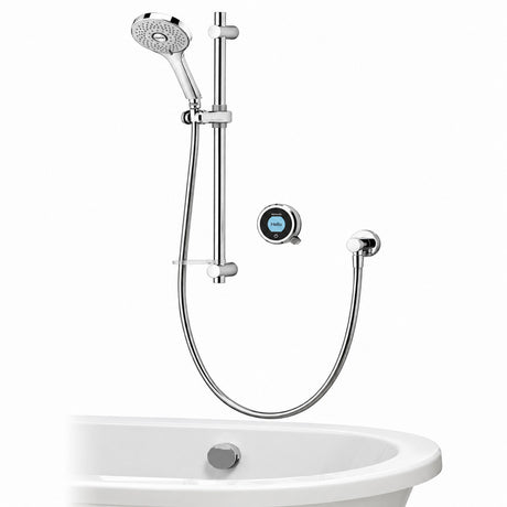 Aqualisa Optic Q Smart Concealed Gravity Pumped Shower with Adjustable Head and Bath Filler OPQ.A2.BV.DVBTX.23