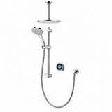 Aqualisa Optic Q Smart Concealed Gravity Pumped Shower with Adjustable and Ceiling Fixed Heads OPQ.A2.BV.DVFC.23