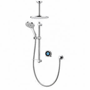 Aqualisa Optic Q Smart Concealed HP Combi Shower with Adjustable and Ceiling Fixed Heads OPQ.A1.BV.DVFC.23