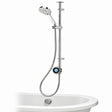 Aqualisa Optic Q Smart Exposed Gravity Pumped Shower with Adjustable Head and Bath Filler OPQ.A2.EV.DVBTX.23