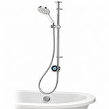 Aqualisa Optic Q Smart Exposed Gravity Pumped Shower with Adjustable Head and Bath Filler OPQ.A2.EV.DVBTX.23