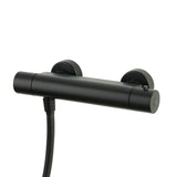 Aqualisa Safe Touch Round Bar Valve Shower in Matt Black Valve RNDSBV1.MB