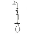 Aqualisa Safe Touch Shower Column with Adjustable Head in Matt Black RNDSCBV2.MB