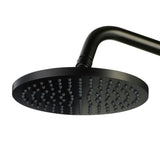 Aqualisa Safe Touch Shower Column with Adjustable Head in Matt Black Fixed Head RNDSCBV2.MB