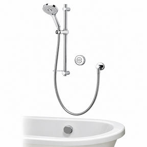 Aqualisa Unity Q Smart Concealed Gravity Pumped Shower with Adjustable Head and Bath Filler UTQ.A2.BV.DVBTX.23