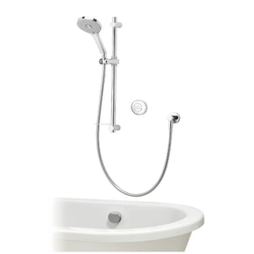 Aqualisa Unity Q Smart Concealed HP Combi Shower with Adjustable Head and Bath Filler Valve UTQ.A1.BV.DVBTX.23