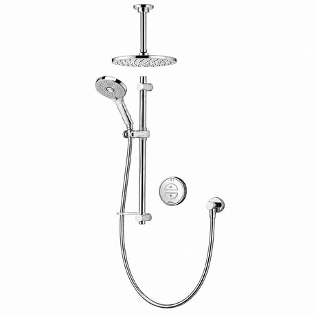 Aqualisa Unity Q Smart Concealed HP Combi Shower with Adjustable and Ceiling Fixed Heads UTQ.A1.BV.DVFC.23