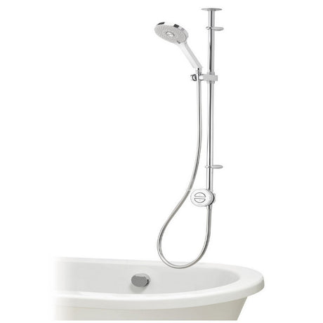 Aqualisa Unity Q Smart Exposed Gravity Pumped Shower with Adjustable Head and Bath Filler UTQ.A2.EV.DVBTX.20