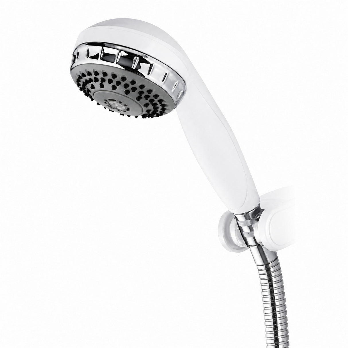 Aqualisa Varispray Adjustable Shower Head in White and Chrome 215021