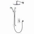 Aqualisa Visage Q Smart Concealed Gravity Pumped Shower with Adjustable and Wall Fixed Heads VSQ.A2.BV.DVFW.23