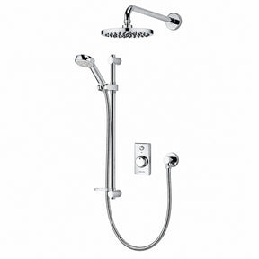 Aqualisa Visage Q Smart Concealed HP Combi Shower with Adjustable and Wall Fixed Heads VSQ.A1.BV.DVFW.23