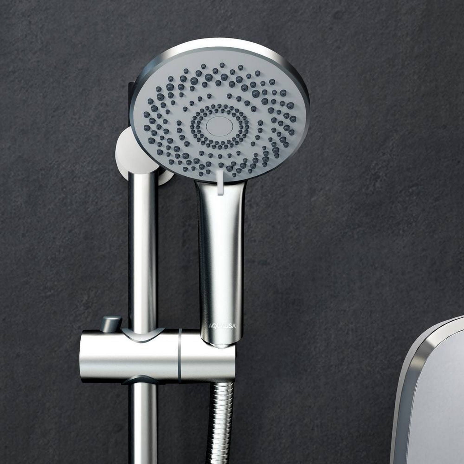 Aqualisa eMotion Arctic White Electric Shower Handset