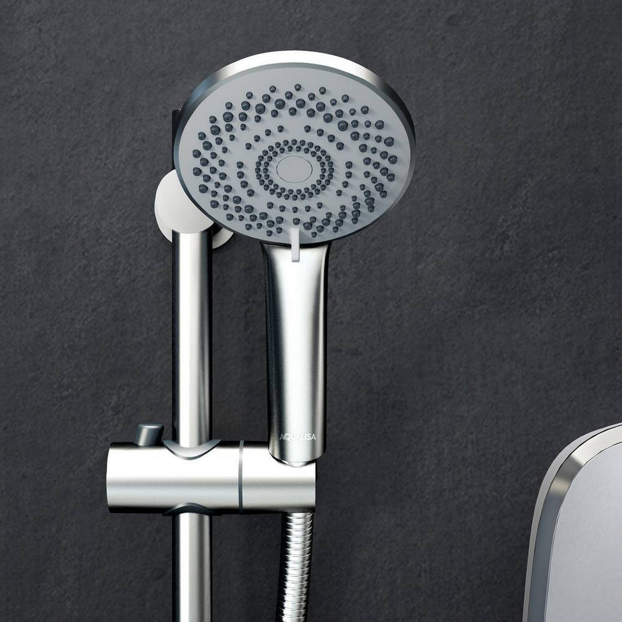 Aqualisa eMotion Arctic White Electric Shower Handset