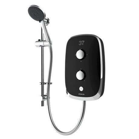 Aqualisa eMotion Midnight Black Electric Shower