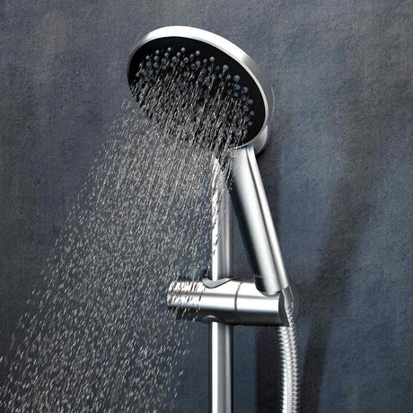 Aqualisa eMotion Midnight Black Electric Shower Handset On