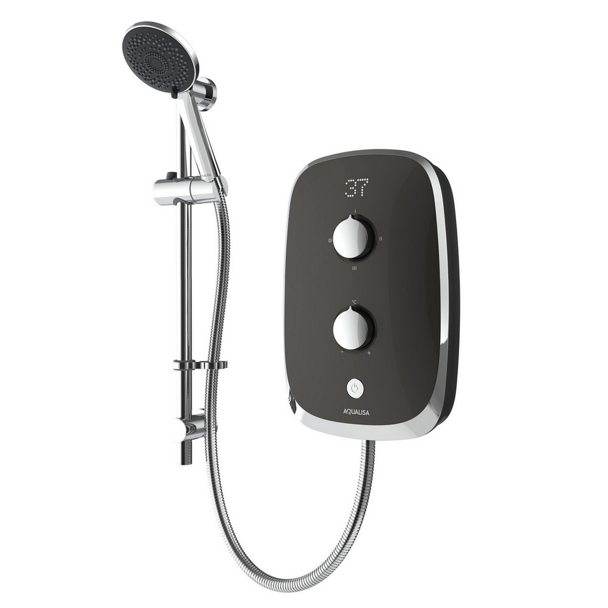 Aqualisa eMotion Space Grey Electric Shower