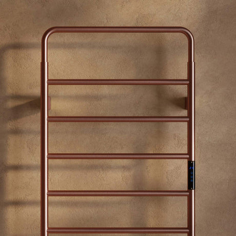 Aura 1200 x 500mm Electric Heated Towel Rail in Brushed Bronze 2