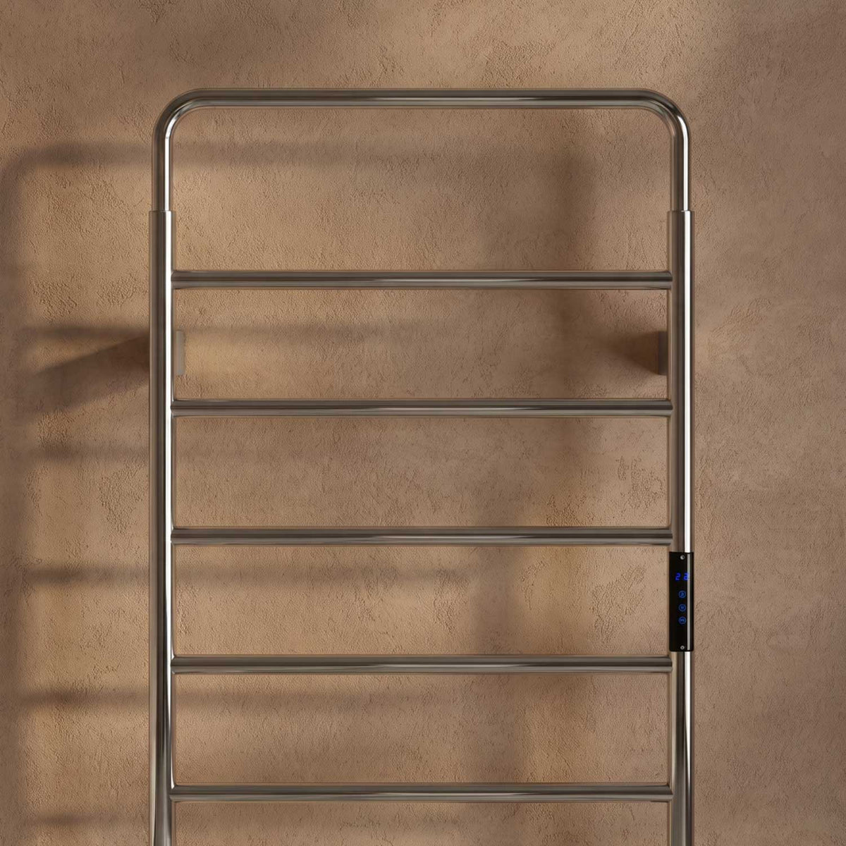 Aura 1200 x 500mm Electric Heated Towel Rail in Chrome