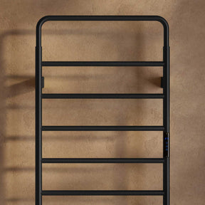 Aura 1200 x 500mm Electric Heated Towel Rail in Matt Black
