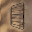 Aura 800 x 500mm Electric Heated Towel Rail in Brushed Nickel 2