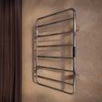 Aura 800 x 500mm Electric Heated Towel Rail in Chrome 3