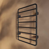 Aura 800 x 500mm Electric Heated Towel Rail in Matt Black 4