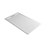 Azura Slate Rectangular Shower Tray in Matt White