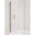 Beaufort 6mm Hinged Straight Bath Screen Brass