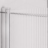 Beaufort 6mm Straight Fluted Bath Screen Chrome
