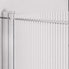 Beaufort 6mm Straight Fluted Bath Screen Chrome
