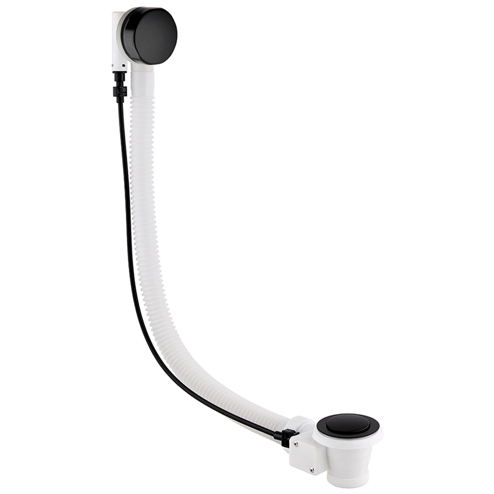 Beaufort Bath Pop-up Waste and Overflow Black