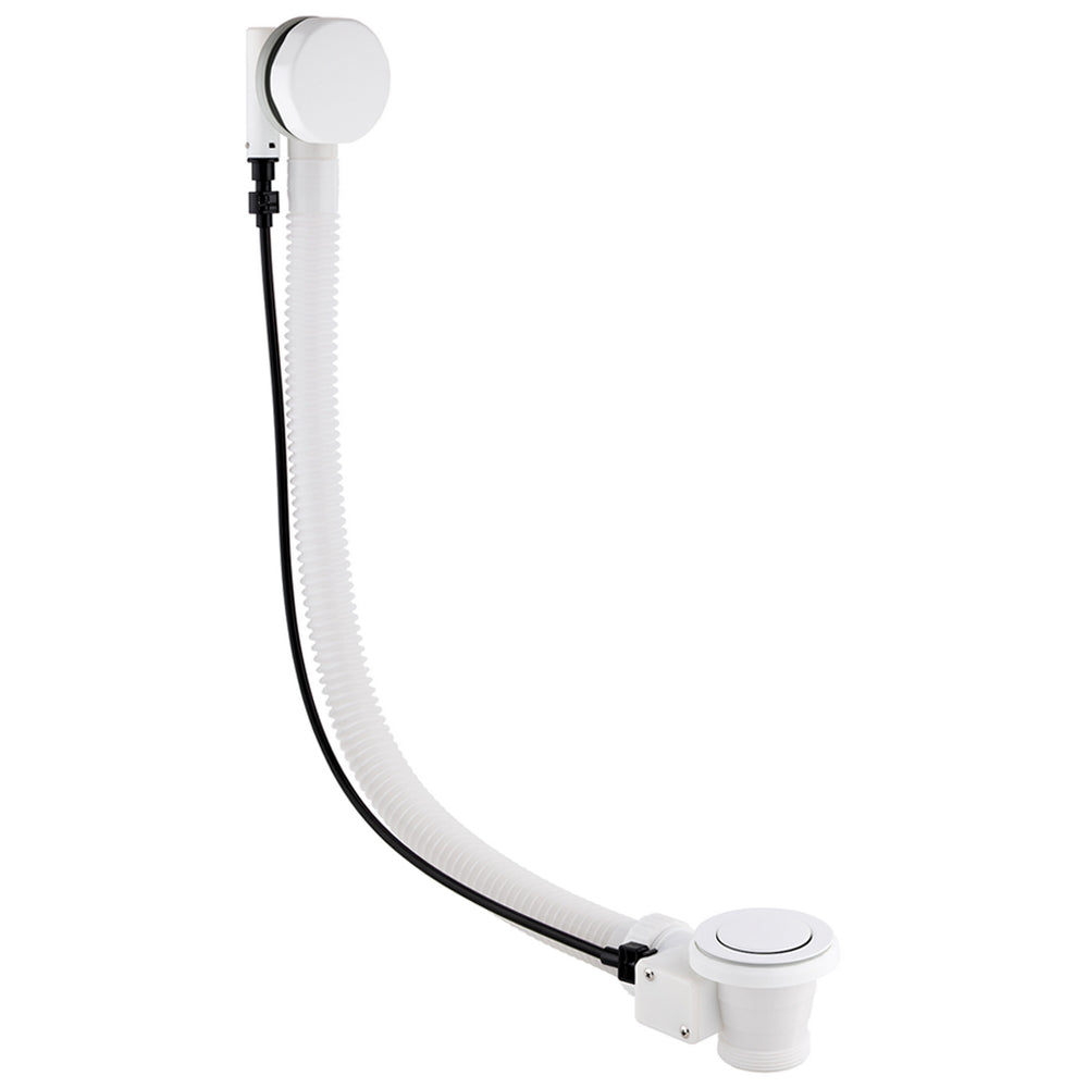 Beaufort Bath Pop-up Waste and Overflow White