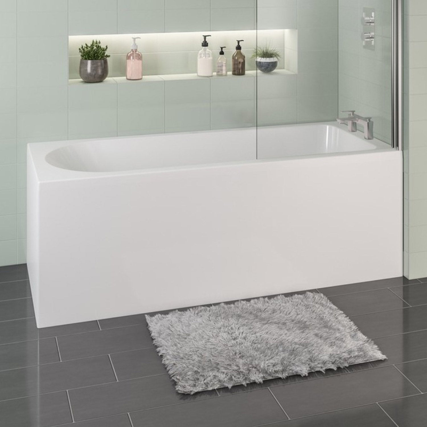 Beaufort Biscay Left Hand Shower Bath lifestyle 2