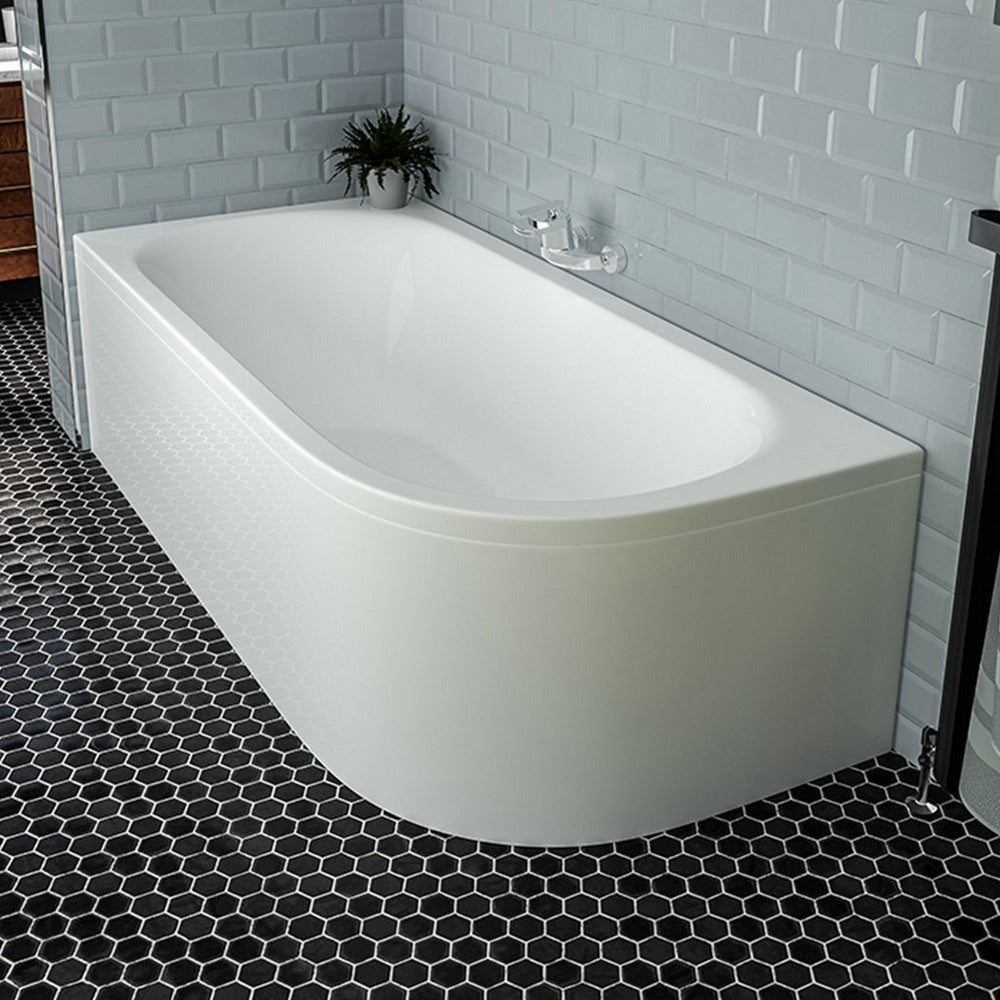 Beaufort Biscay Left Handed Double Ended Bath Lifestyle