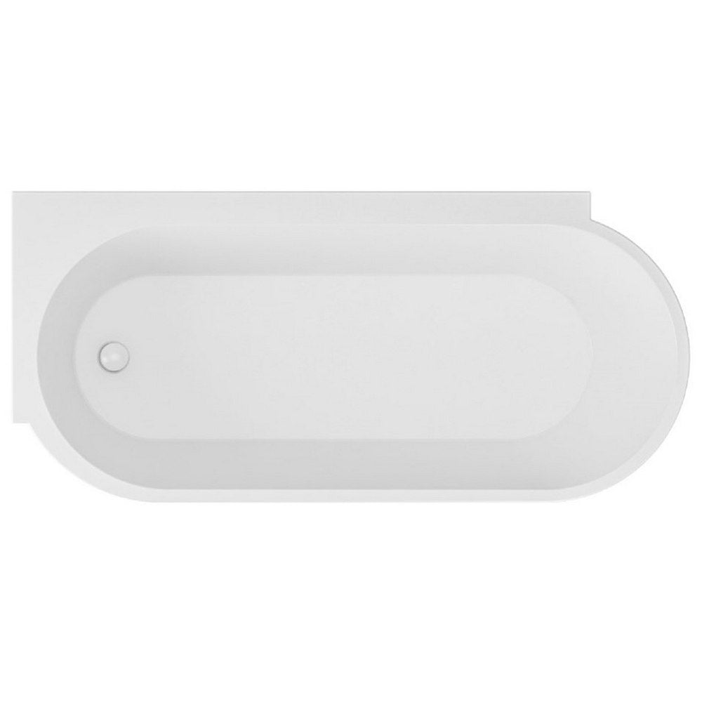 Beaufort Bray 1600 x 780mm Left Handed Freestanding Bath