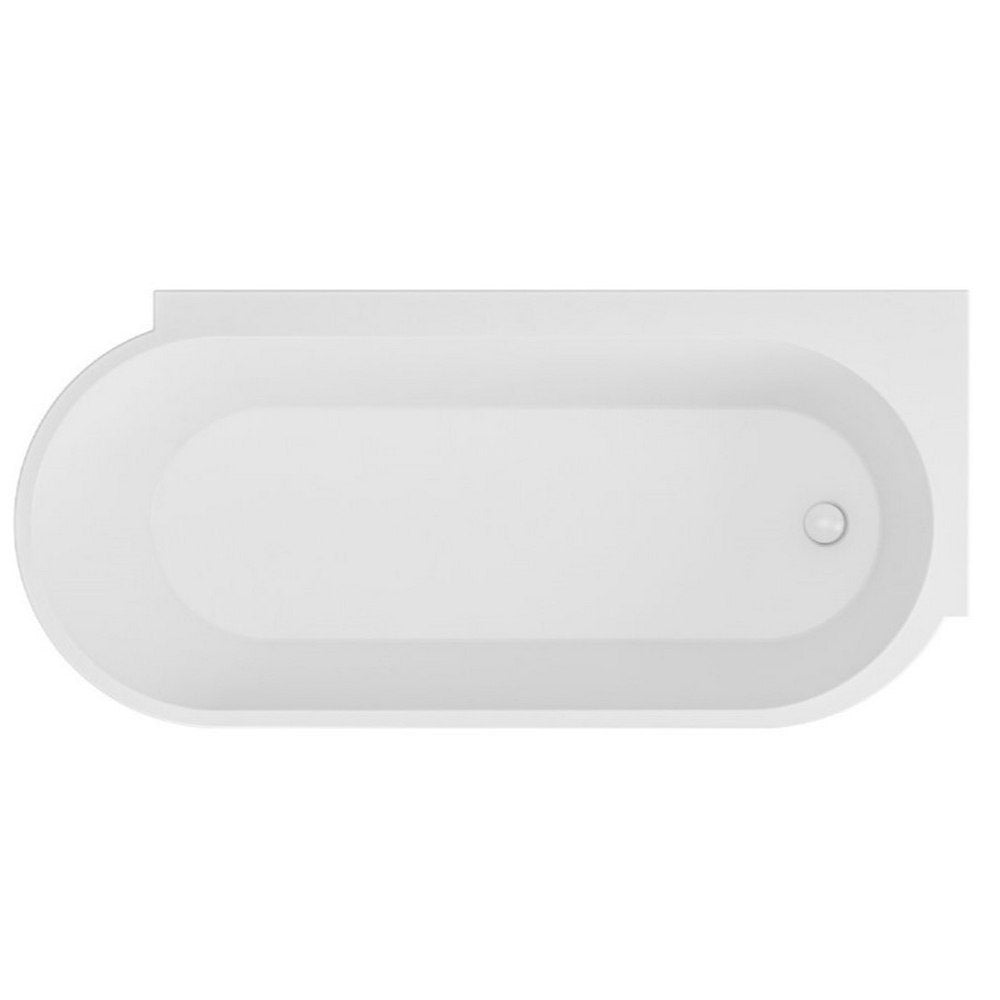 Beaufort Bray 1600 x 780mm Right Handed Freestanding Bath