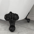 Beaufort Mortlake 1500 x 740mm Gloss White Freestanding Bath Black Legs