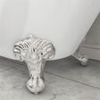 Beaufort Mortlake 1500 x 740mm Gloss White Freestanding Bath Chrome Legs
