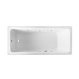 Beaufortè Portland 1700 x 750mm 6 Jet Whirlpool Single Ended Bath in Gloss White