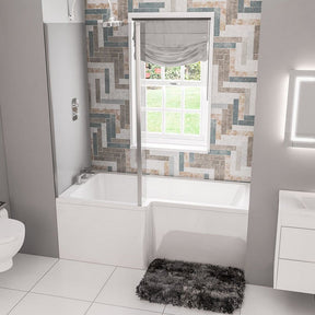 Beaufort Portland L Shape Left Handed Shower Bath
