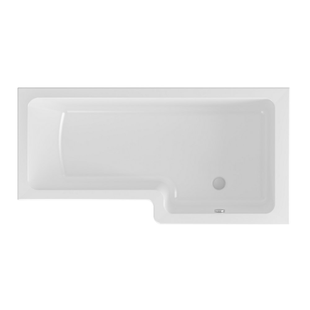 Beaufort Portland L Shape Right Handed Shower Bath Cut Out