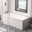 Beaufort Portland P Shape Left Handed Shower Bath
