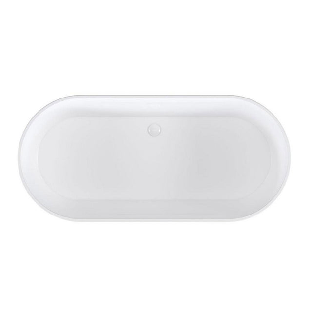 Beaufort Putney 1590 x 750mm Low Level Easy Access Freestanding Bath in Gloss White