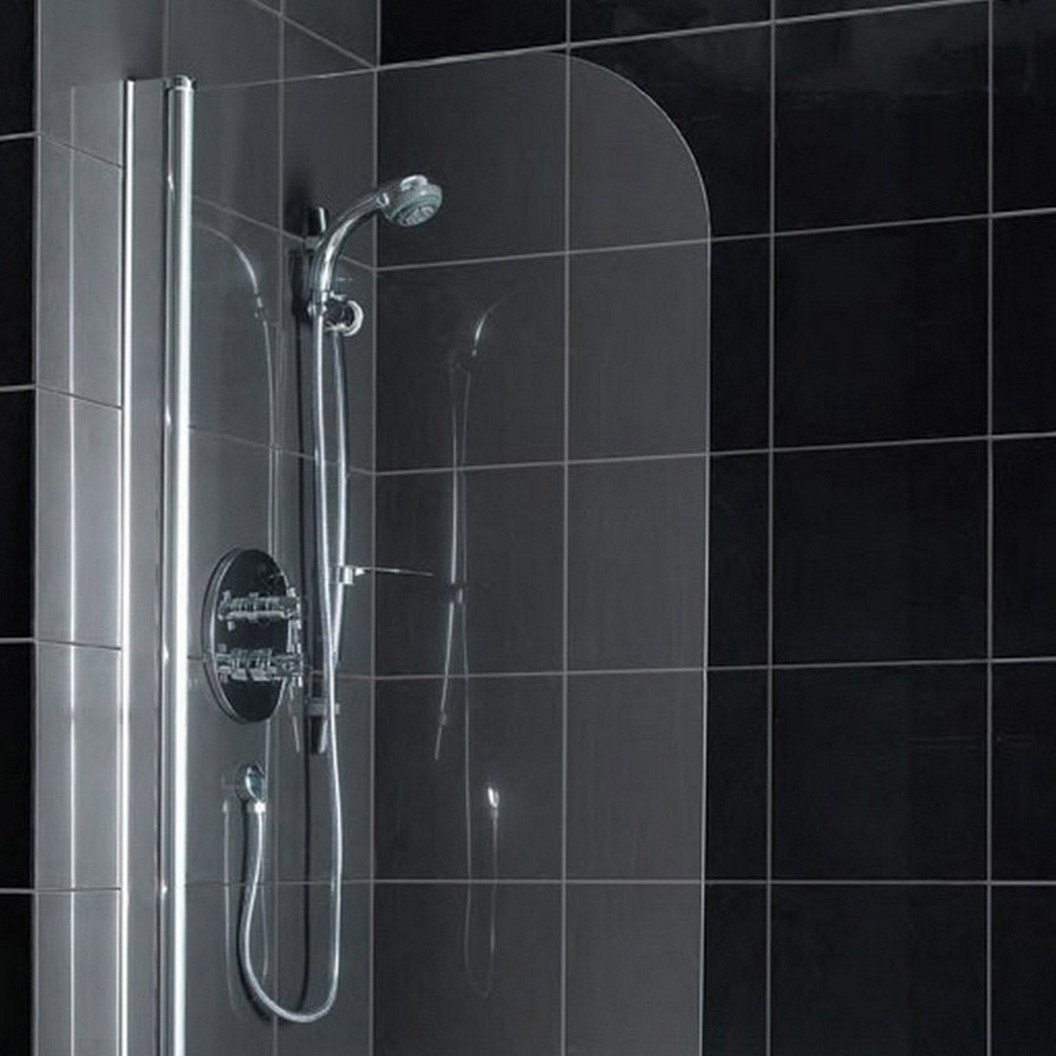 Beaufort Radius 750 x 1380mm Corner Bath Screen