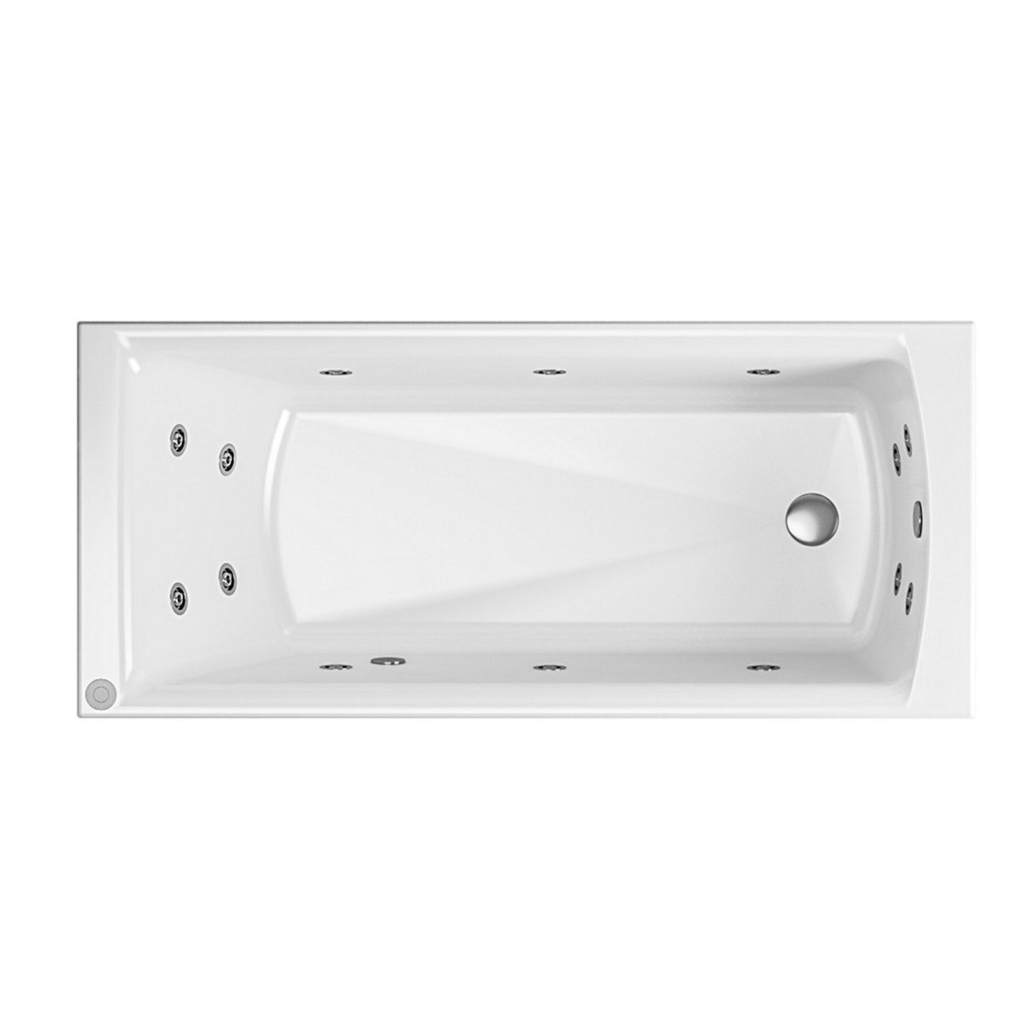 Beaufortè Rockall 14 Jet Whirlpool Single Ended Bath