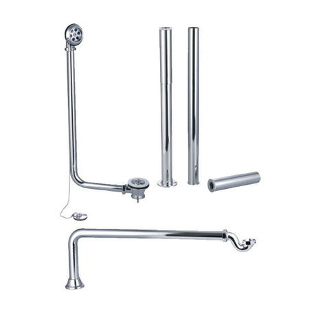 Beaufort Roll Top Bath Waste Pack Chrome