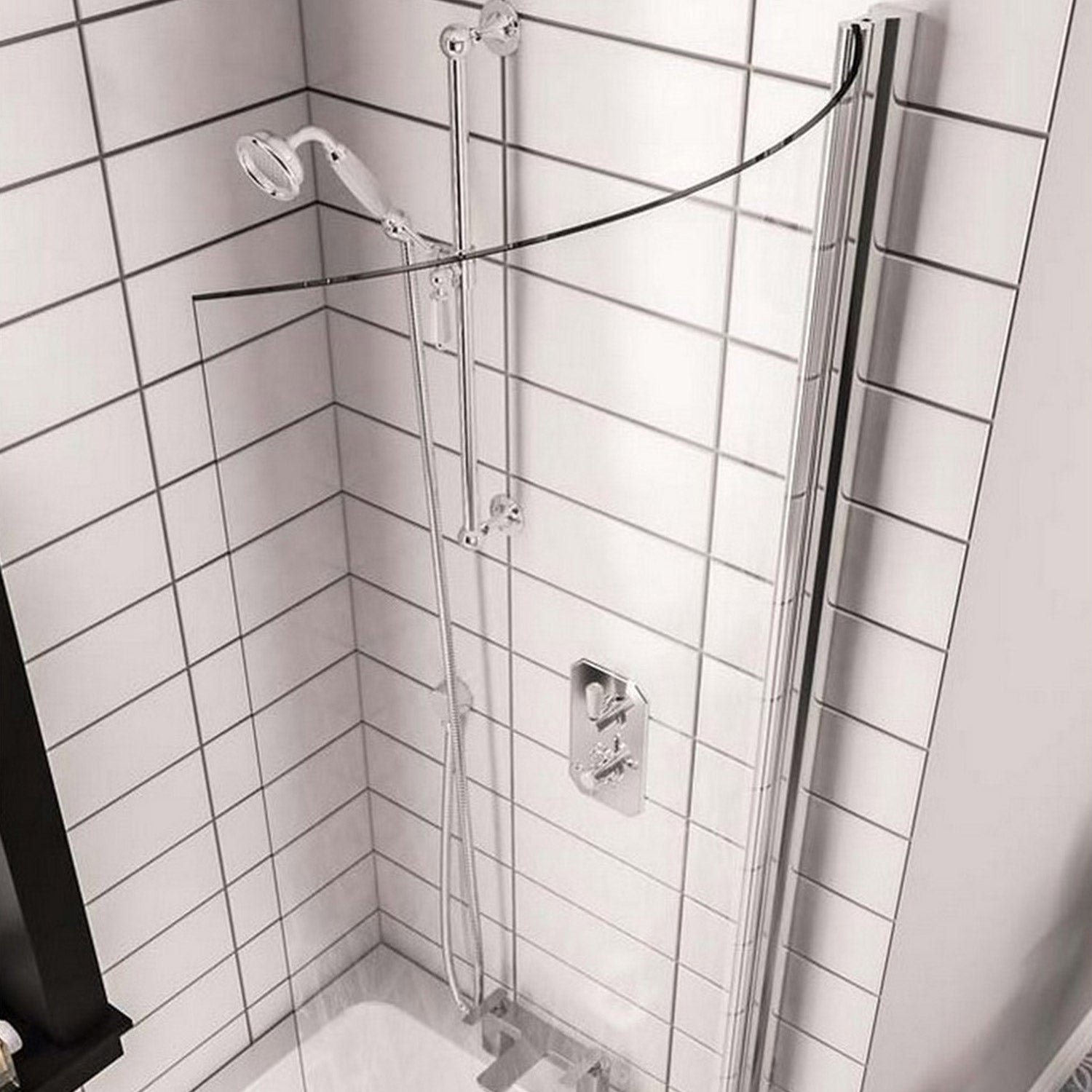 Beaufort Shannon 1400 x 812mm Easy Clean Shower Screen