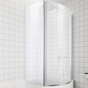 Beaufort Type 2 Right Hand Folding 6mm Bath Screen in Chrome