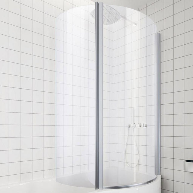 Beaufort Type 2 Right Hand Folding 6mm Bath Screen in Chrome