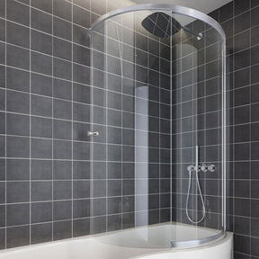 Beaufort Type 3 Sliding Door Bath Screen in Chrome